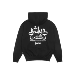Epidemic Pullover Hoodie 330 Gsm Black Broken Trust