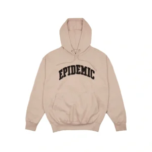 Epidemic Pullover Hoodie 330 Gsm Khaki Demeter