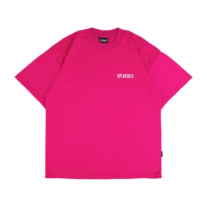 Epidemic T-shirt [BOXY FIT] American Cotton 20s Chariot Magenta