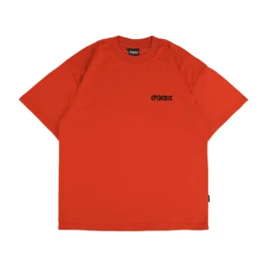 Epidemic T-shirt [BOXY FIT] American Cotton 20s Chariot Orange