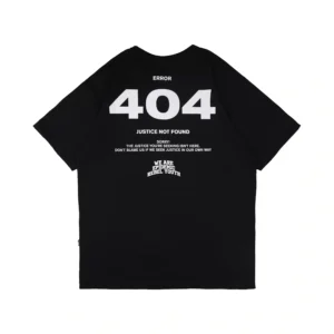 Epidemic T-Shirt American Cotton 20s Error Black