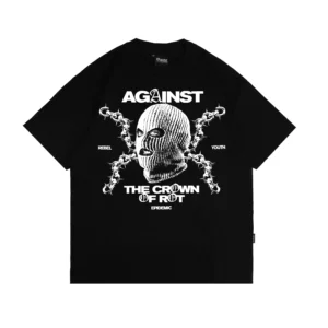 Epidemic T-shirt [BOXY FIT] American Cotton 20s Of Rot Black