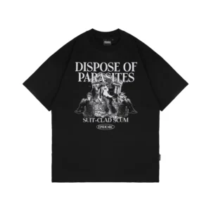 Epidemic T-Shirt American Cotton 20s Dispose Black