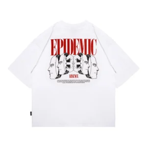 Epidemic T-shirt [BOXY FIT] American Cotton 20s Blank Authority White