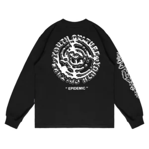 Epidemic Longsleeve American Cotton 20s Artmorehale Black