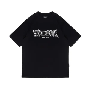 Epidemic T-shirt American Cotton 20s Nothing Black