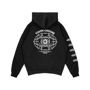 Epidemic Pullover Hoodie 330 Gsm Roosevelt Black