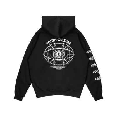 Epidemic Pullover Hoodie 330 Gsm Roosevelt Black
