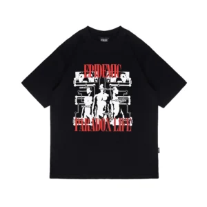 Epidemic T-Shirt American Cotton 20s Paradox Black