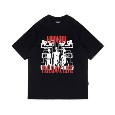 Epidemic T-Shirt American Cotton 20s Paradox Black