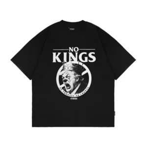 Epidemic T-shirt [BOXY FIT] American Cotton 20s King Trump Black