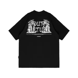 Epidemic T-Shirt American Cotton 20s Fractur Black