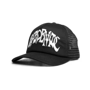 Epidemic Trucker Caps Unruled Black