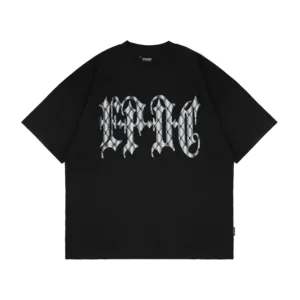 Epidemic T-shirt [BOXY FIT] American Cotton 20s Clamor Black