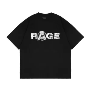Epidemic T-shirt [BOXY FIT] American Cotton 20s Rage Black