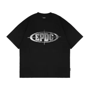 Epidemic T-shirt [BOXY FIT] American Cotton 20s Blazon Black