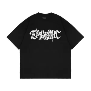 Epidemic T-shirt [BOXY FIT] American Cotton 20s Grave Black