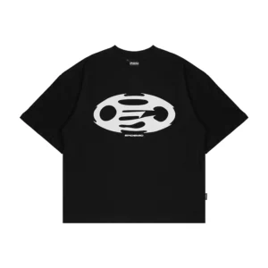 Epidemic T-shirt [BOXY FIT] American Cotton 20s Contra Black