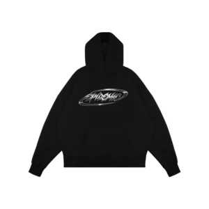 Epidemic Pullover Hoodie [BOXY FIT]  330 Gsm Kraftur Black
