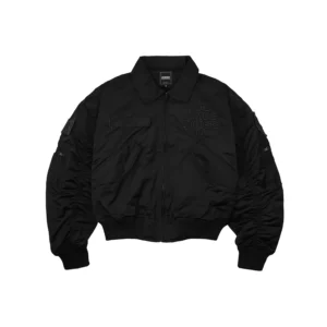 Epidemic Bomber Jacket [BOXY] Noise Black
