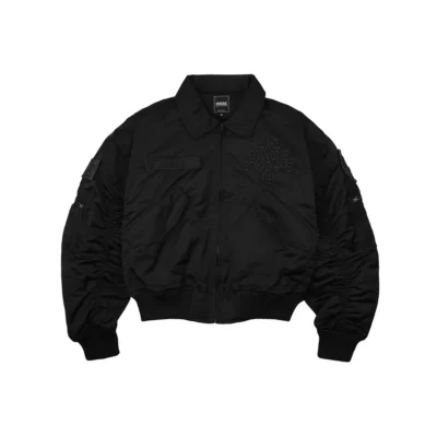 Epidemic Bomber Jacket [BOXY] Noise Black