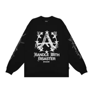 Epidemic Longsleeve American Cotton 20s Handle With Disaster Black